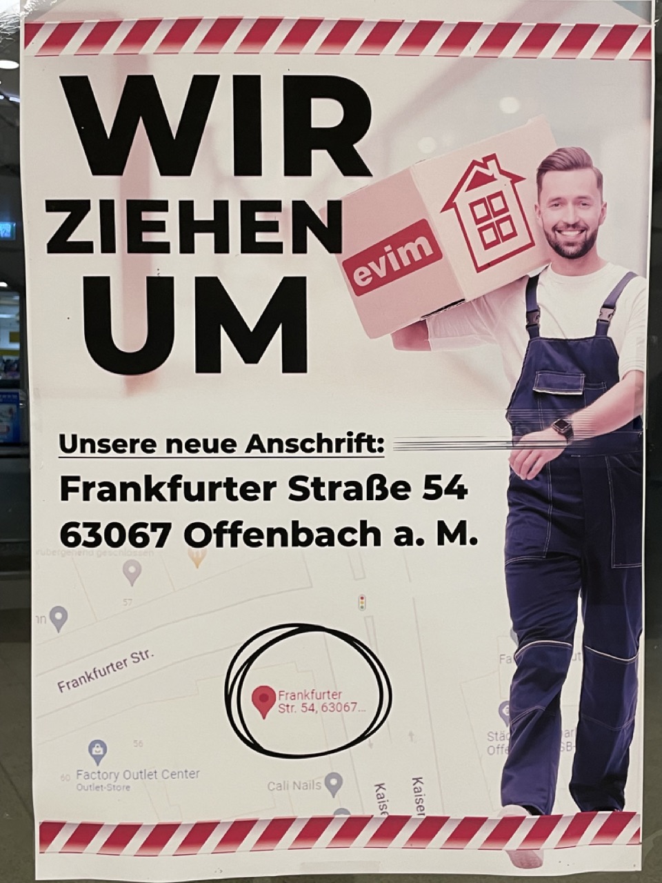 wir ziehen um